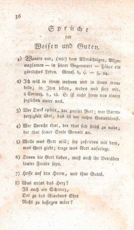 Sprüche zu Weisen und Guten.
