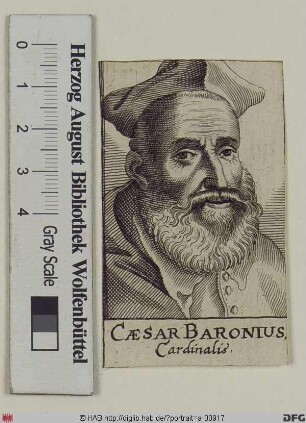 Bildnis Cesare Baronio (lat. Caesar Baronius)