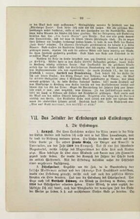 VII. Das Zeitalter der Erfindungen und Entdeckungen