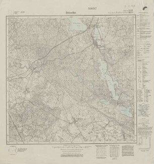 3560 (alte Nr.: 1922) Betsche, Meßtischblatt (4cm - Karte)