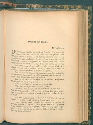 Poemas en Prosa