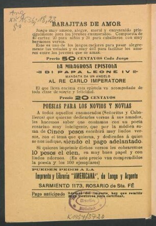 [Otros libros de la imprenta y librería "Americana", de Longo y Argento]