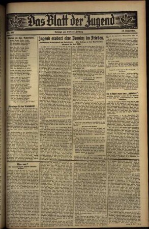 Zweite Ausgabe vom Mittwoch, den 16. November 1932.