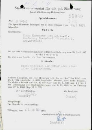 Kammerer, Franz