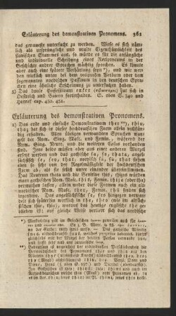 Erläuterung des demonstrativen Pronomens.