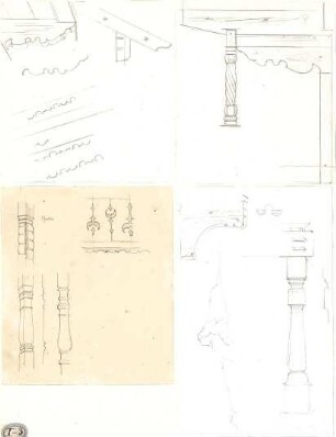 Lange, Ludwig; Lange - Archiv: X.3 Holzbauten - Details