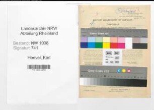 Entnazifizierung Karl Ten Hoevel , geb. 22.03.1896 (Lehrer)