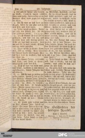 Die Geschichten der heiligen Apostel.