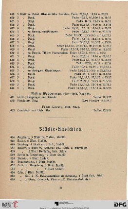 Städte-Ansichten (Nr. 644-951)