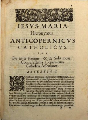 Anticopernicus catholicus
