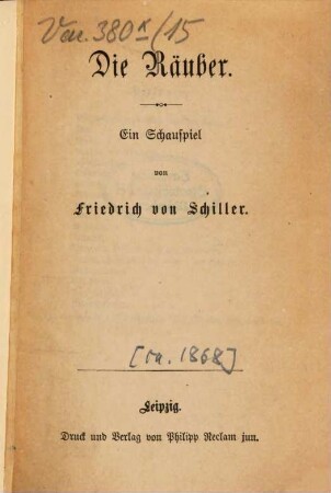 Die Räuber