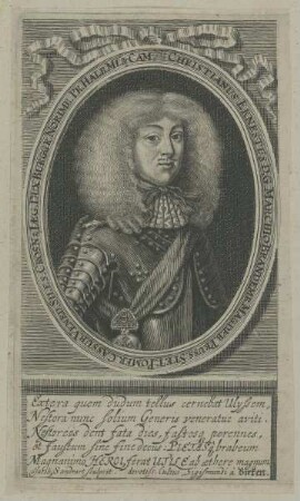 Bildnis des Christianus Ernestus