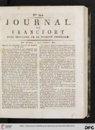 Septembre (Nro. 244 - Nro. 273)