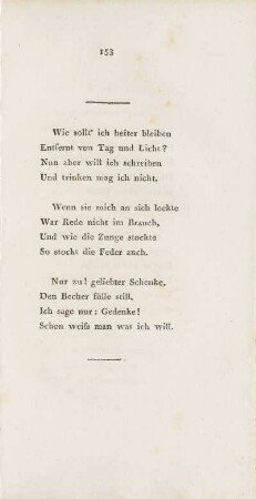 Wie sollt´ ich heiter bleiben ...