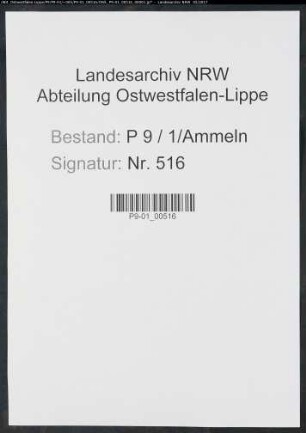 Sterberegister Standesamt Ammeln