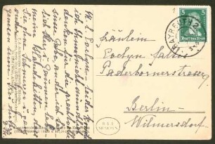Evelyn Faltis (1887 - 1937) Nachlass: Briefe und Karten von Daniela von Bülow an Evelyn Faltis - BSB Ana 526.A.II. Bülow, Daniela von