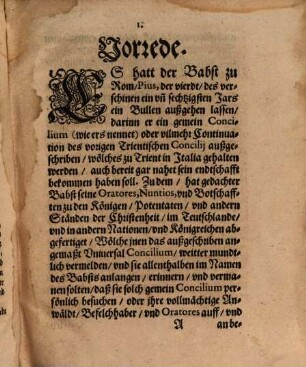 Stattliche Außführung der Ursachen, darumben die Chur- und Fürsten, auch andere Stende der Augspurgischen Confession, deß Babsts Pij IIII. außgeschriben vermeint Concilium, so er gegen Trient angesetzt, nicht besuchen künden, noch zu besuchen schuldig gewesen sind ... : auß bevelch etlicher hoher Stende, durch jhre darzu verordnete Theologische, unnd Politische Räth vor langest mit fleiß zusamen getragen