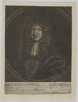 Bildnis des Johannes Joachimus d'Orville