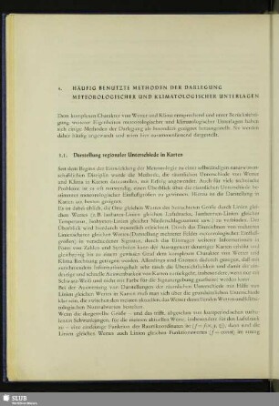 3. Häufig Benutzte Methoden Der Darlegung Meteorologischer Und Klimatologischer Unterlagen