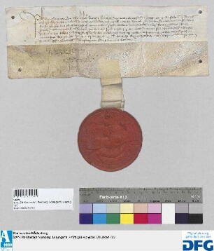 Herzog Philipp von Burgund erklärt das von der Stadt Nürnberg jährlich zu leistende Jus erhalten zu haben und garantiert dafür den Weiterbestand der Nürnberger Zollfreiheiten.