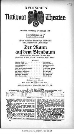 Der Mann auf dem Birnbaum