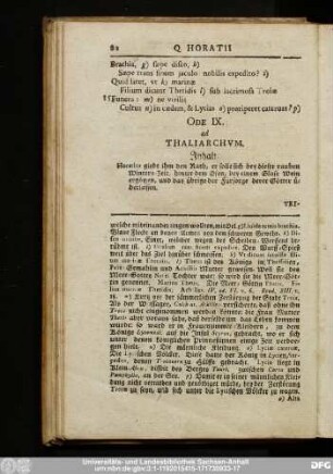 Ode IX. ad Thaliarchum.