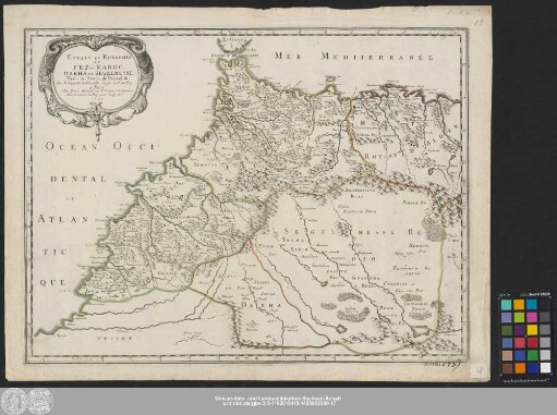 Estats et Royaumes de Fez et Maroc; Darha et Segelmesse