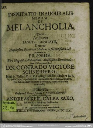 De melancholia