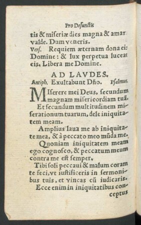 Ad Laudes.