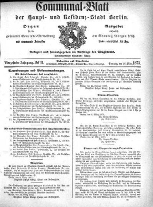 1873,11: No. 11, 16. März 1873