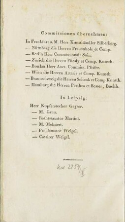 Commissionen übernehmen