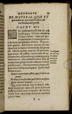 Caput XVI. - Caput XXII.