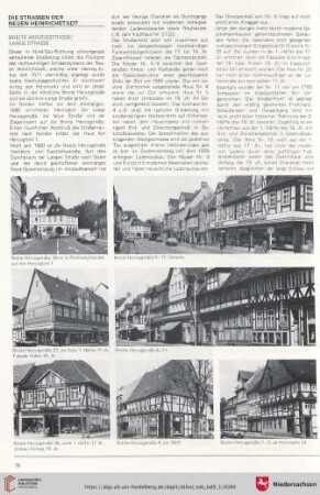 Die Strassen der neuen Heinrichstadt