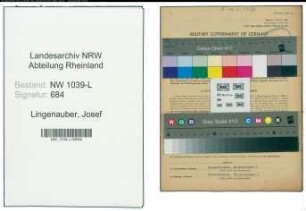 Entnazifizierung Josef Lingenauber , geb. 19.09.1906 (Gastwirt)
