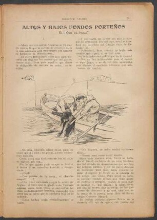 Altos y bajos fondos porteños - El "Ojo de Agua"