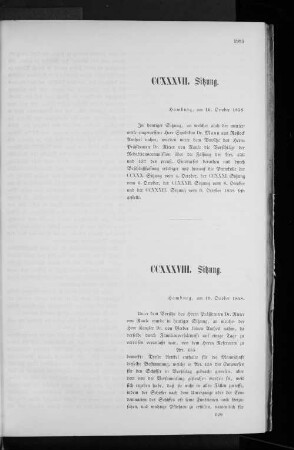 CCXXXVII. Sitzung.