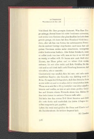 An Reichardt Wandsbeck, den 8. Dezember 1781