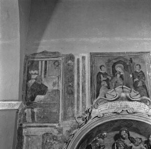 Thronende Madonna mit Heiligen
