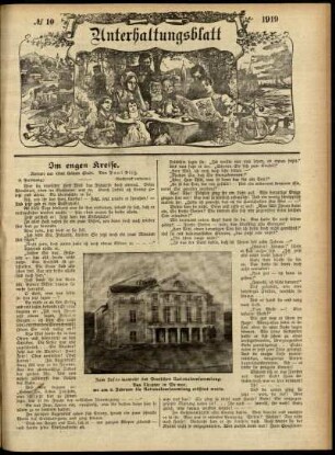 Ausgabe vom Sonntag, den 09. März 1919.