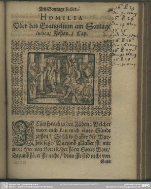 Homilia Uber das Evangelium am Sontage Judica, Johan. 8. Cap.