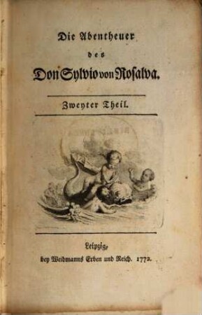 Die Abentheuer des Don Sylvio von Rosalva. 2
