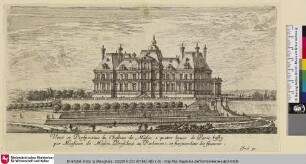 Veuë et Perspectiue du Chasteau de Maison a quatre lieuës de Paris