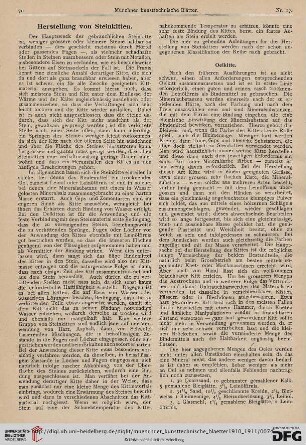 7: Herstellung von Steinkitten