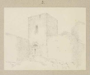 Turm und Mauern der Burg Kronberg