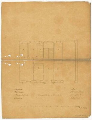 Grundriss erstes Stockwerk