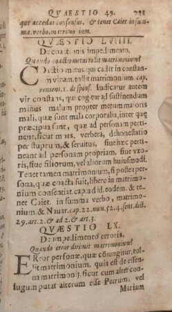 Qvaestio LX. De impedimento erroris.