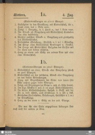 Klettern und senkrechte Leiter