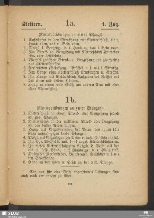 Klettern und senkrechte Leiter