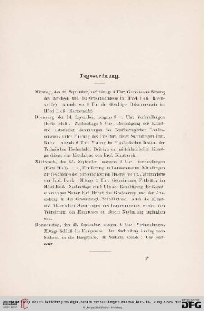 Tagesordnung