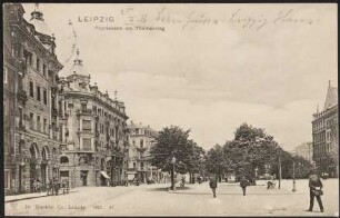 Leipzig. Promenade am Thomasring